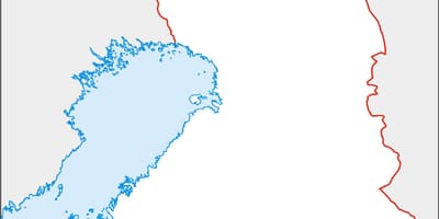 Празно карта на Финска