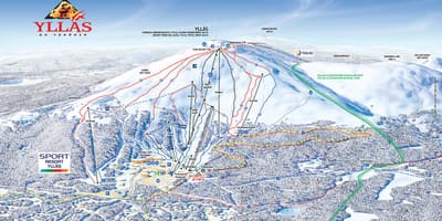 Карта на yllas Финска