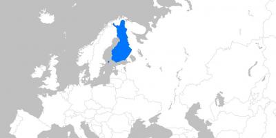 Финска на мапата на европа